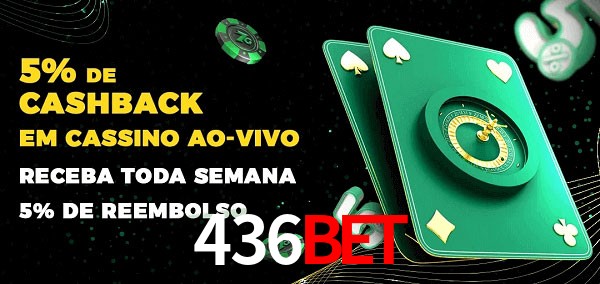 Promoções do cassino ao Vivo 436bet